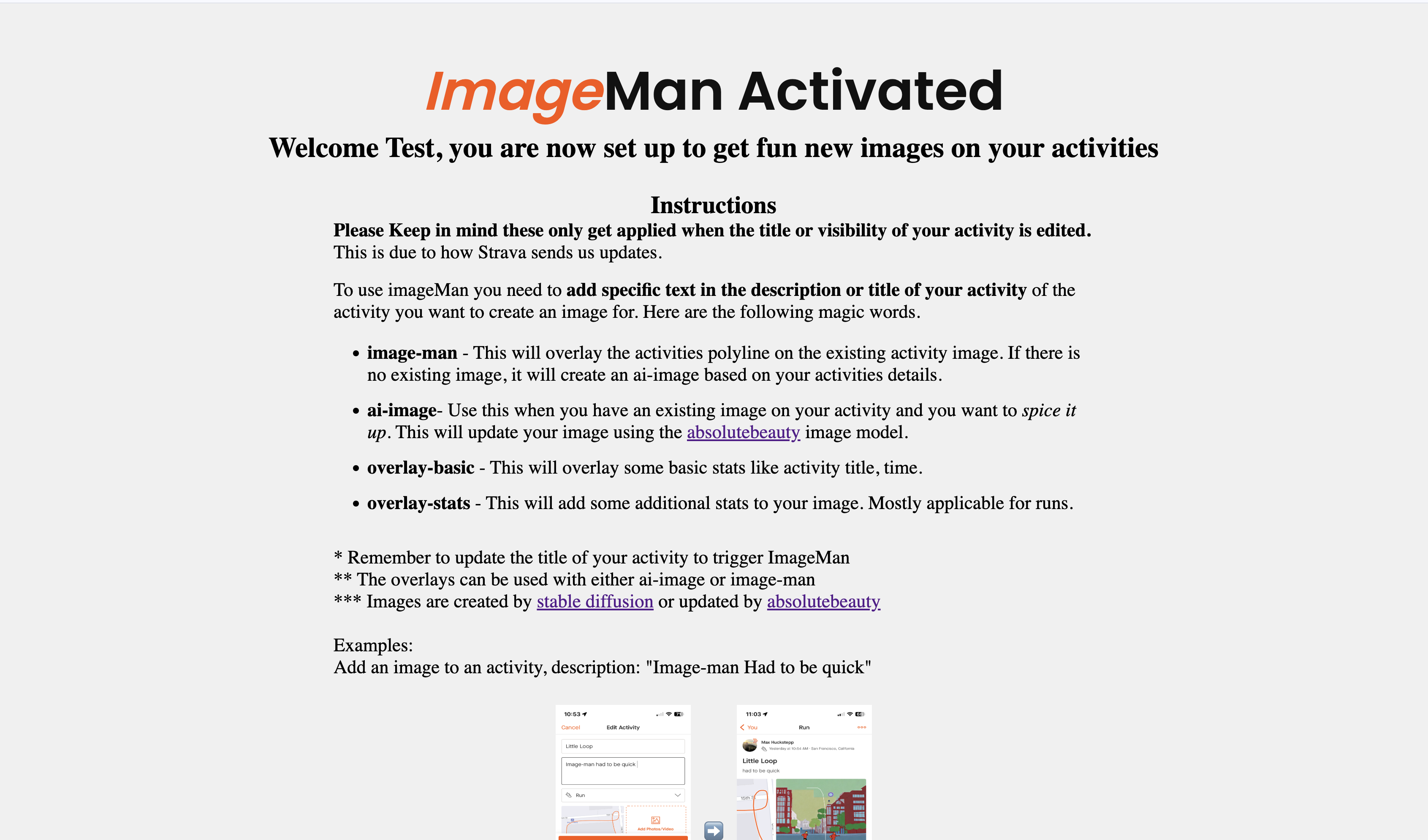 AI Content Generator for Strava Activity